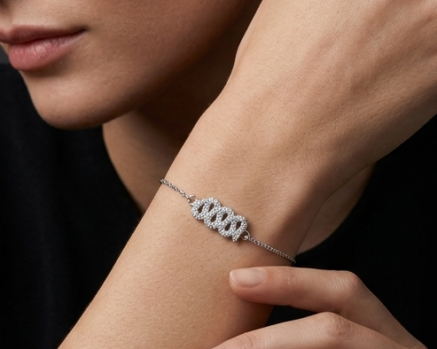 Infinity Bracelet – 925 Sterling Silver