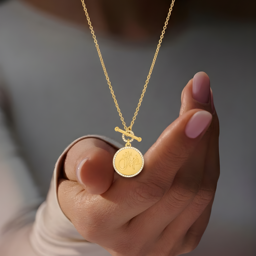 Customized Gold-Plated Silver Name Necklace 925