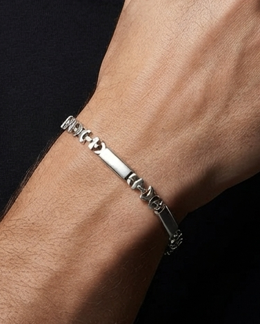 Euro Bracelet in Italian Sterling Silver