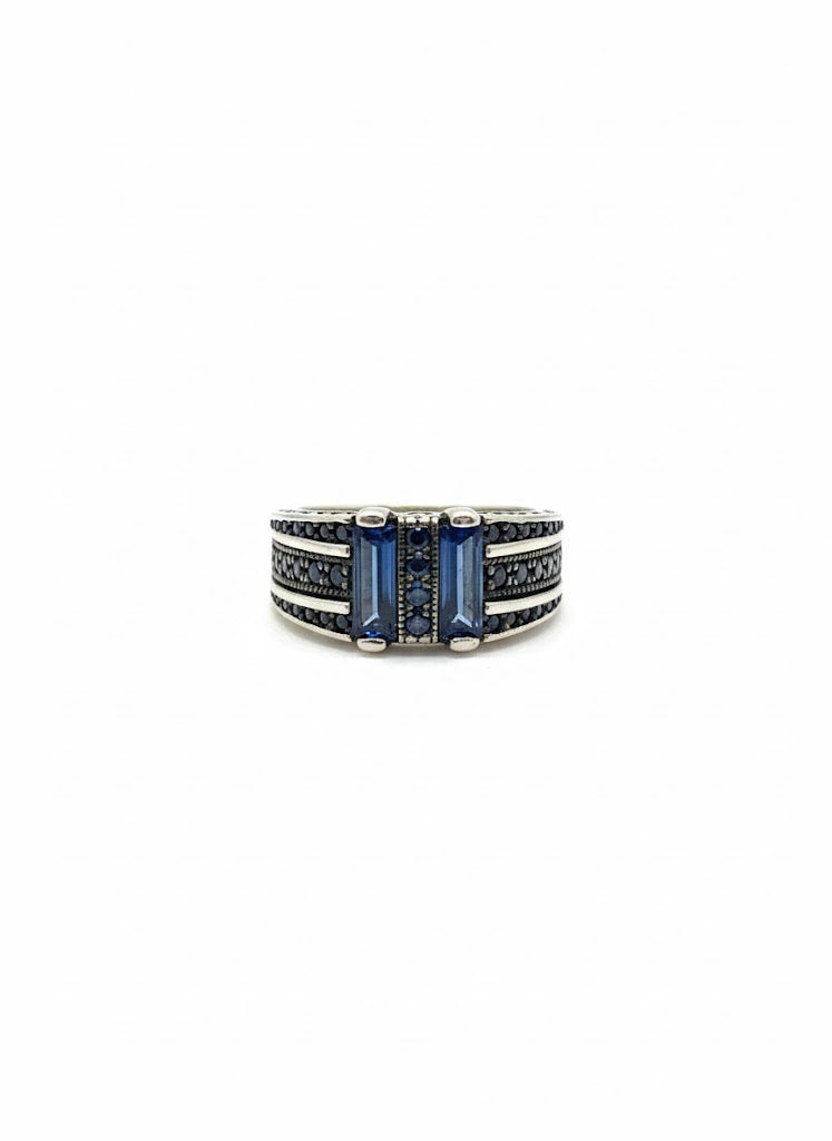 Men’s Ring with Black Stones – Best Selling