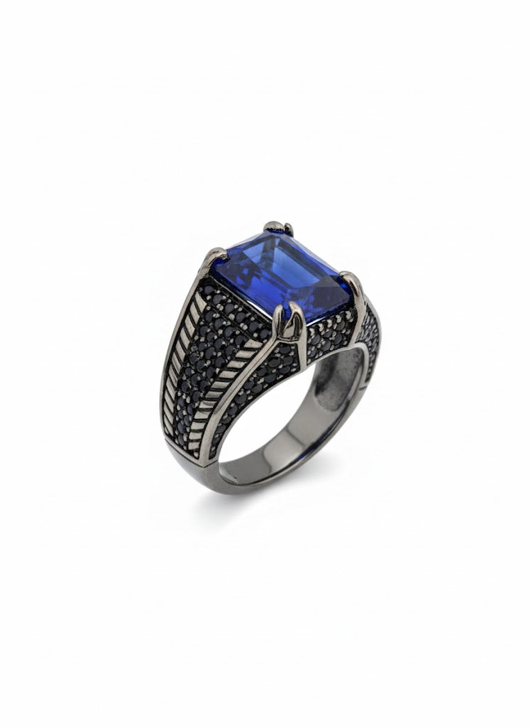 Men’s Ring with Blue Stone – Classic