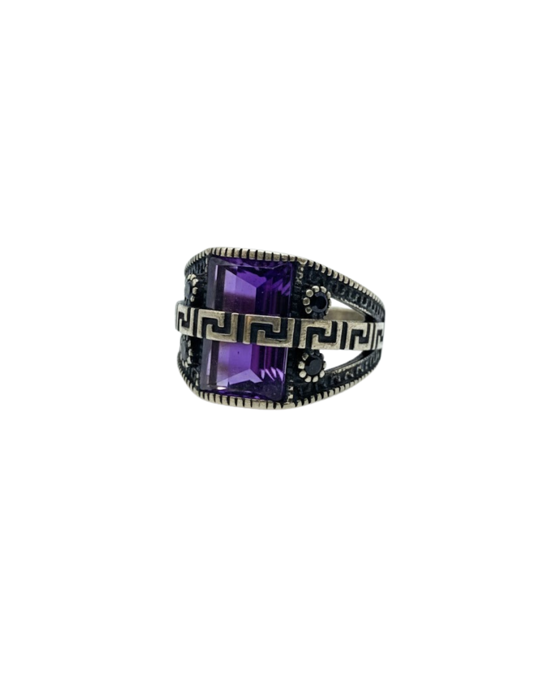 Men’s Ring with Mauve Stone