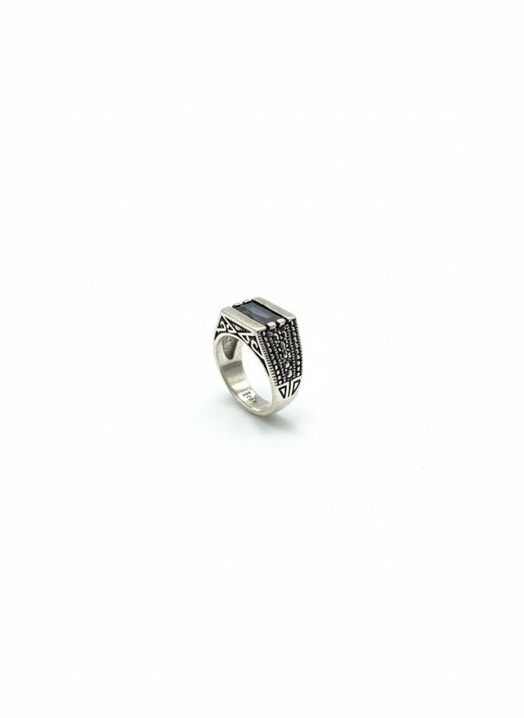 Best-Selling Men’s Black Stone Ring