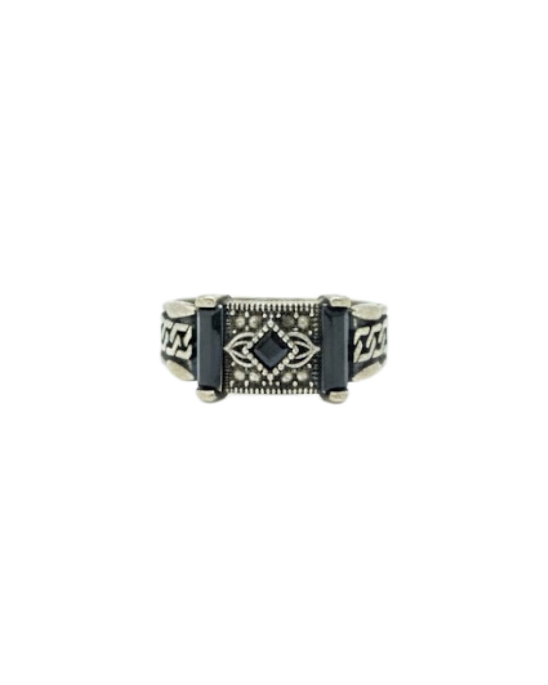 Men’s Black Stone Ring – Economic New Arrival
