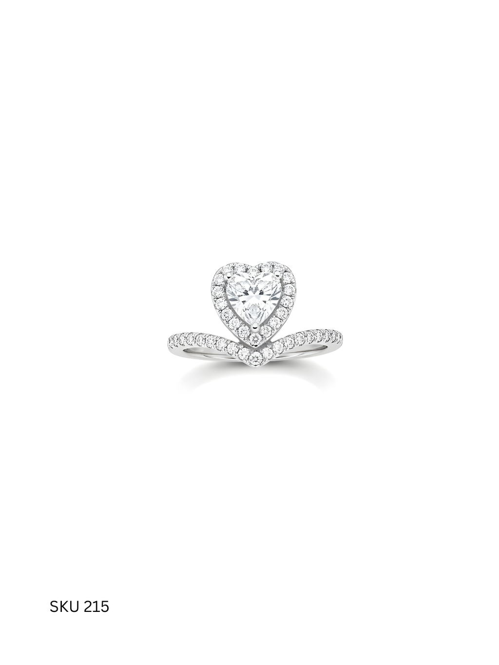 خاتم سوليتير إيطالي كلاسيكي - فضة عيار 925