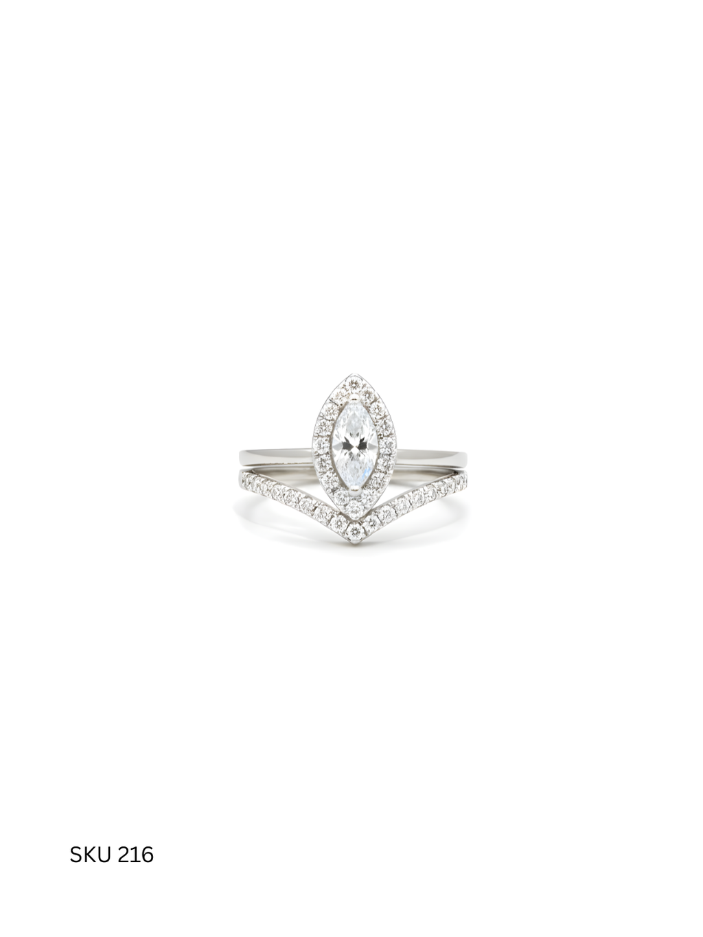 Elegant Italian Solitaire Ring – Platinum Plated