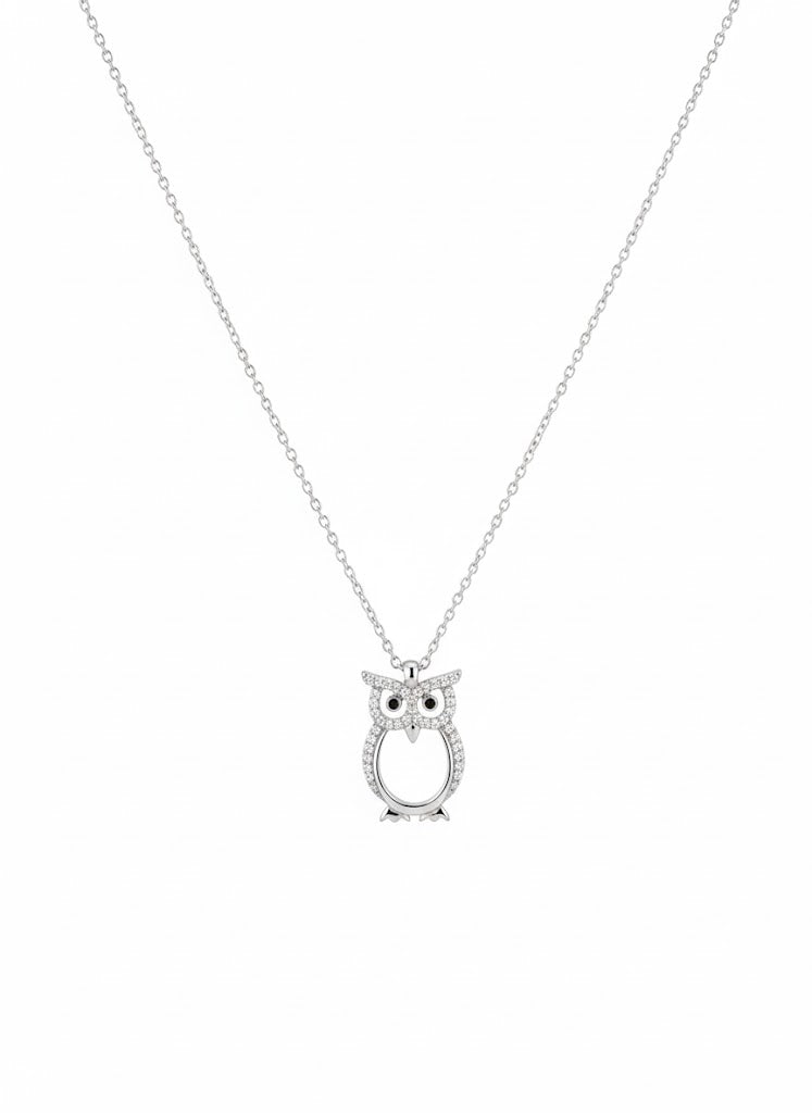Owl Necklace – Italian Silver 925
