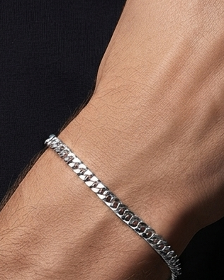 Nail Bracelet Silver Plate Edition