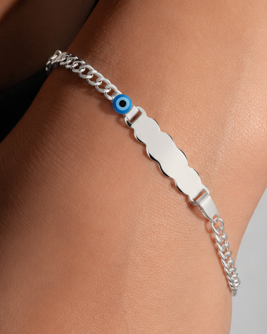 Children’s Sterling Silver Bracelet – Adjustable