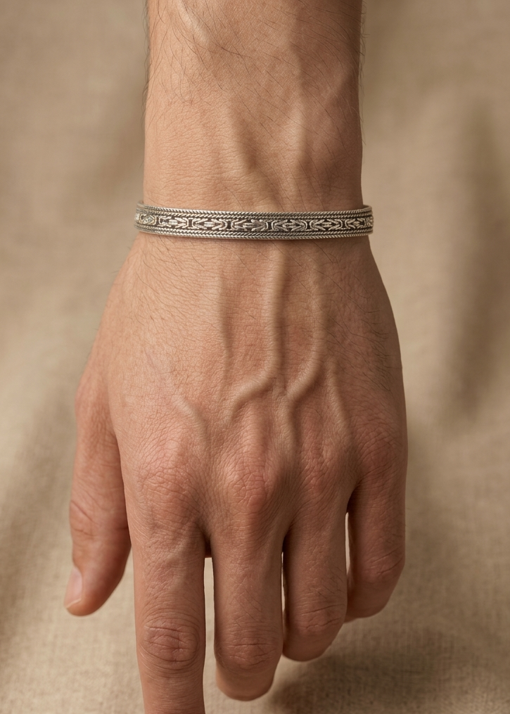 Premium Men’s Sterling Silver Bracelet