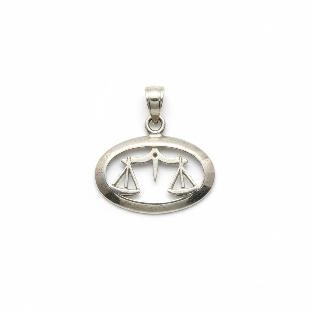 Italian Silver Balance Pendant 925