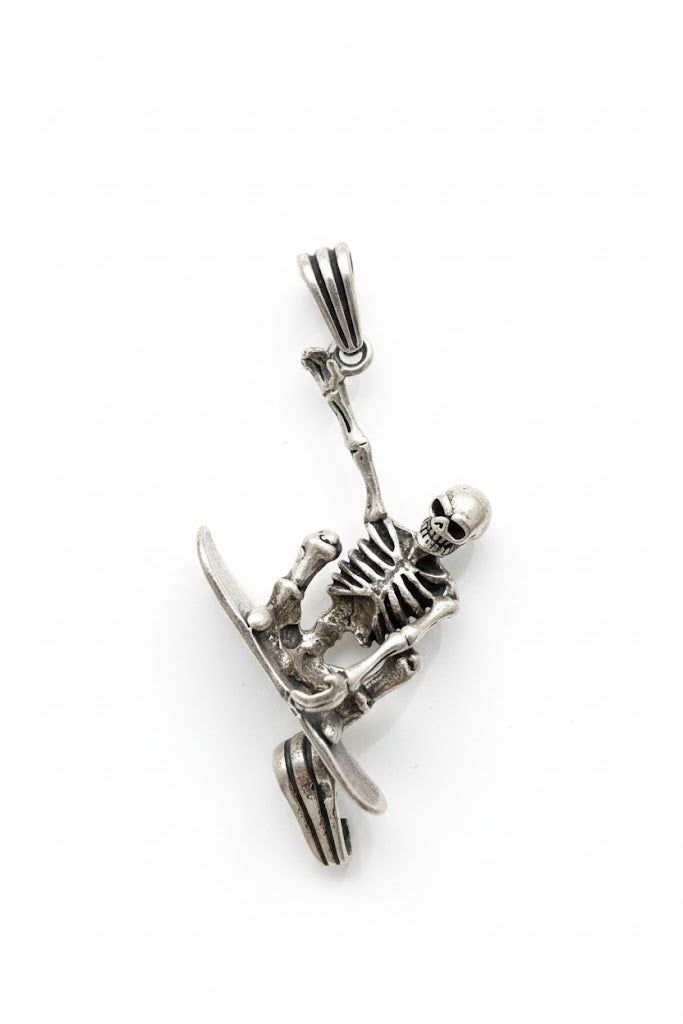 Turkish Silver Skeleton Pendant 925