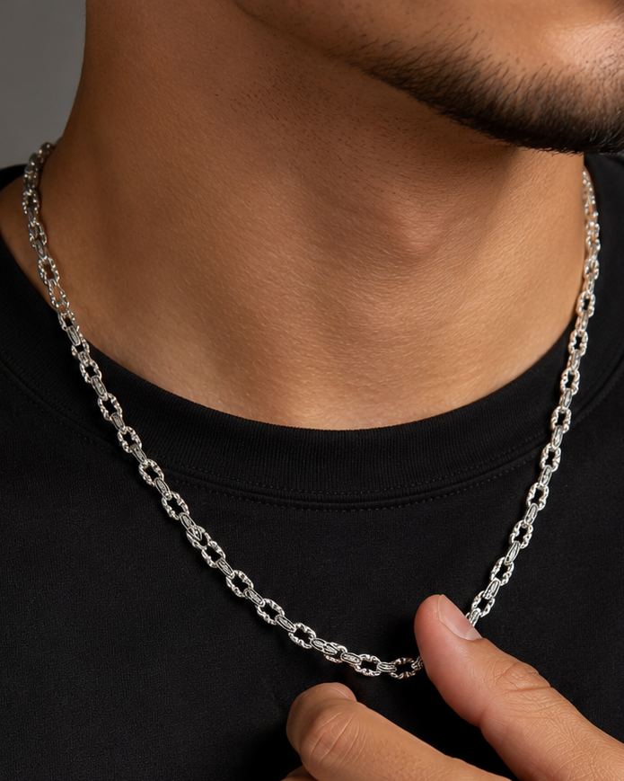 Intricate Link Chain Necklace
