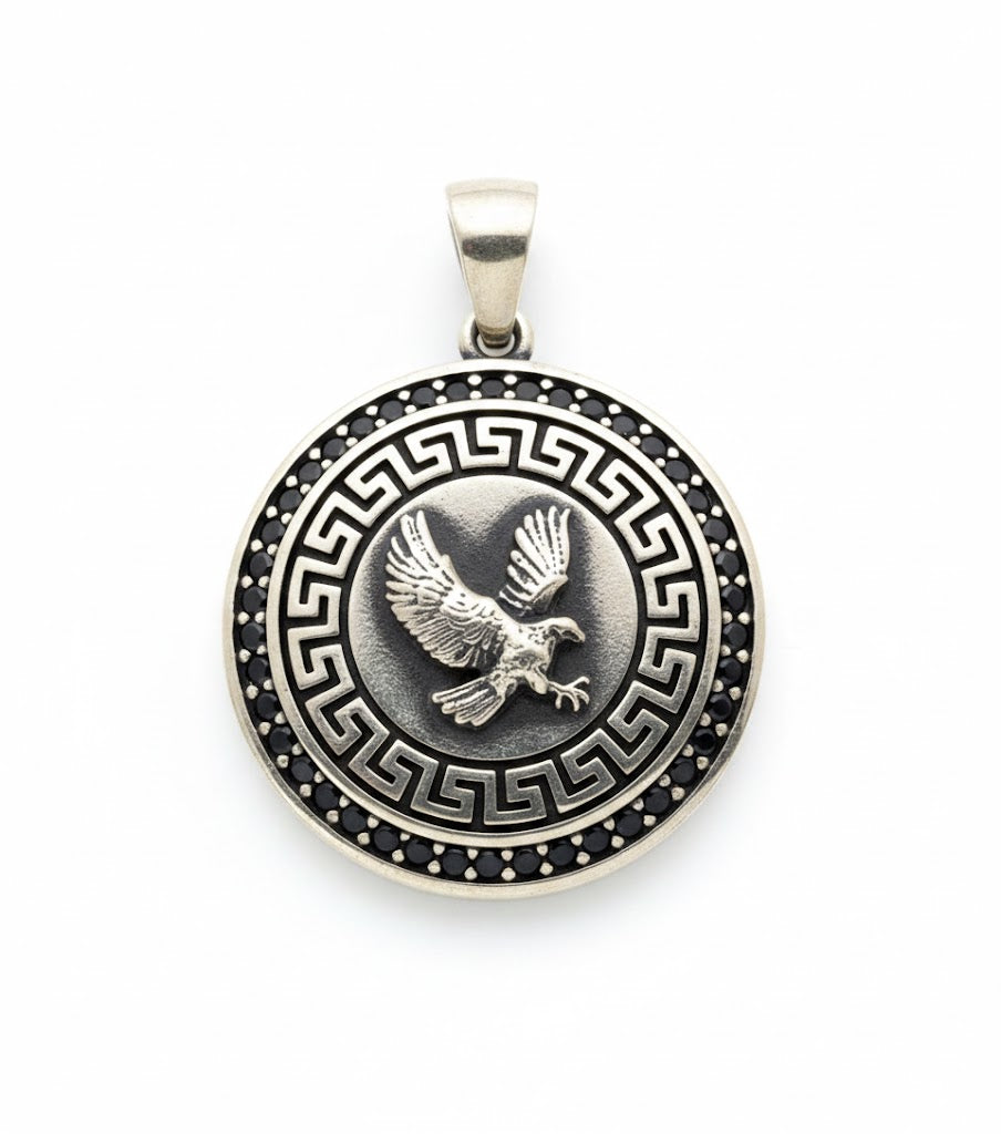Turkish Silver Falcon Pendant 925 – New Edition