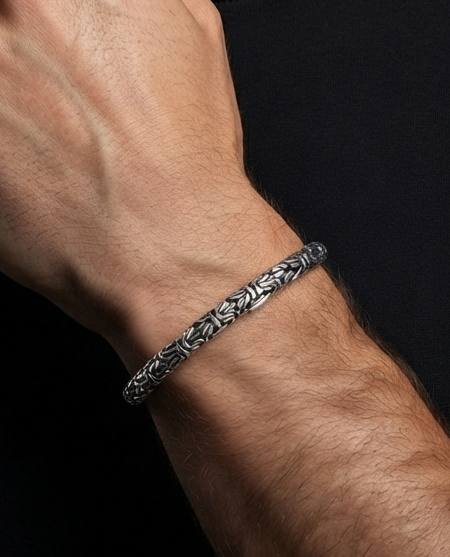 Men’s Sterling Silver Bracelet – Classic