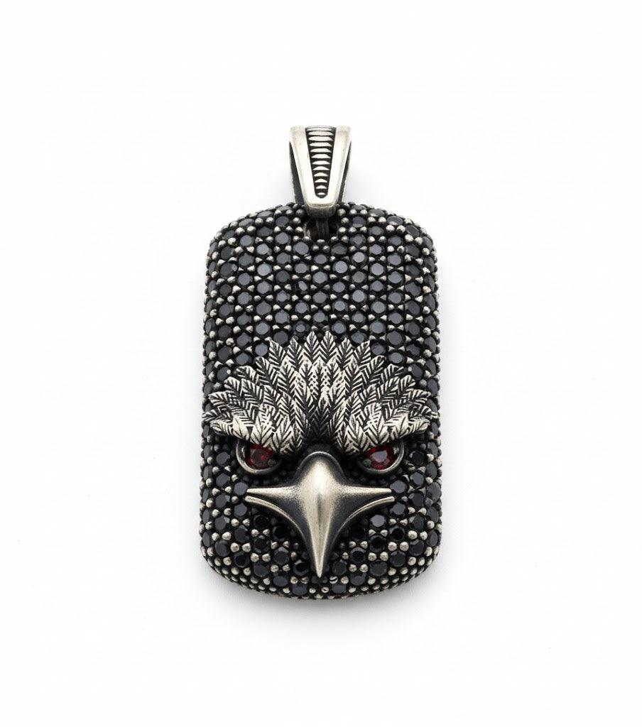 Turkish Silver Falcon Pendant 925 – Contemporary