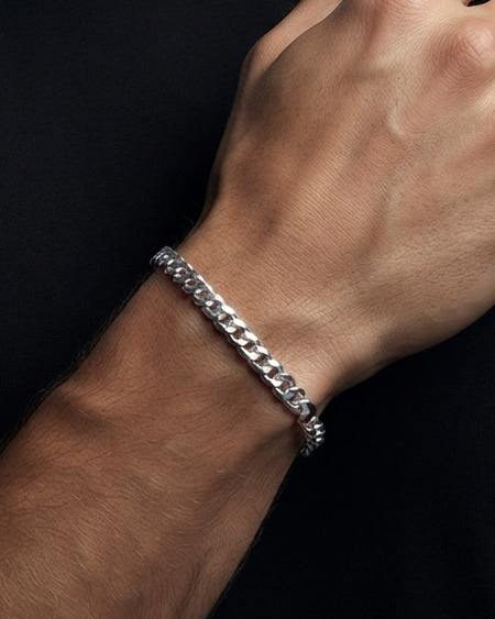 Grommet Bracelet in Italian Sterling Silver