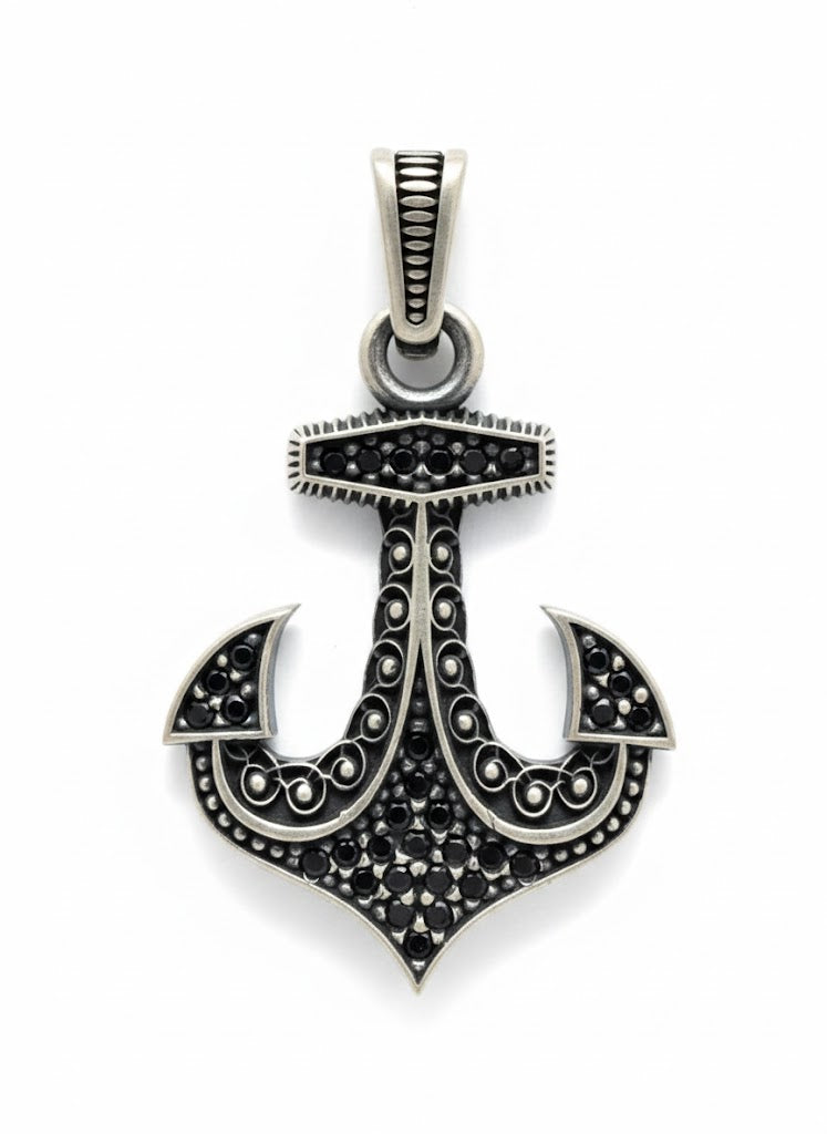 Turkish Silver Help Pendant 925