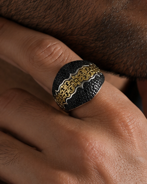 Men’s Turkish Silver Ring – Economic