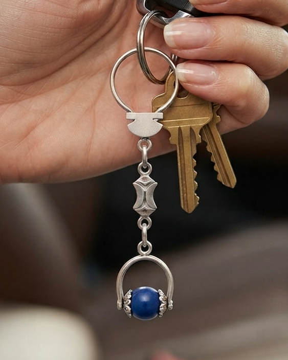 Egyptian Silver Medal Keychain – Western Best Seller