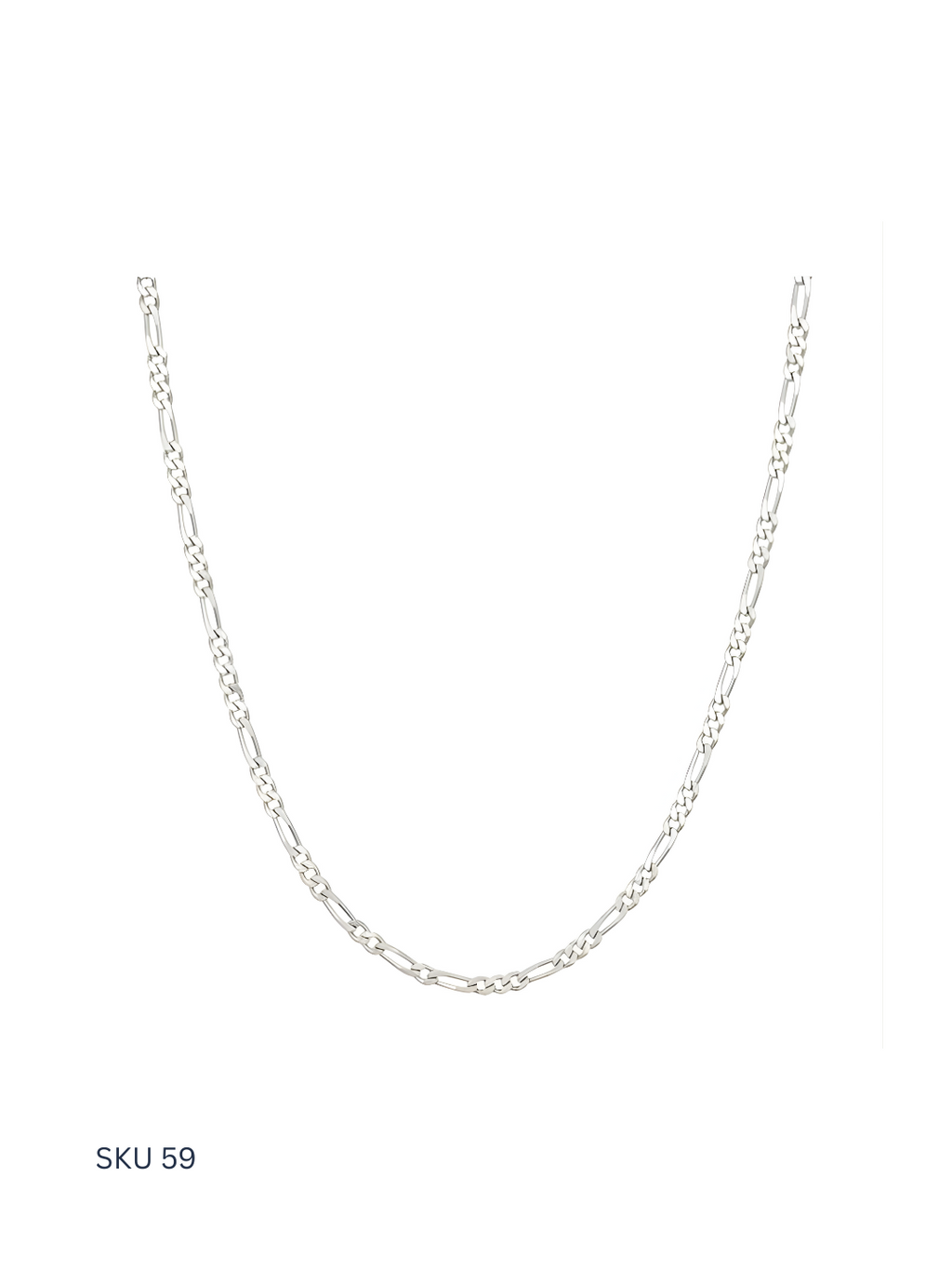 A timeless Carter-style chain crafted from Italian sterling silver 925. Designed for durability and comfort, this economic chain is a reliable everyday essential for men.