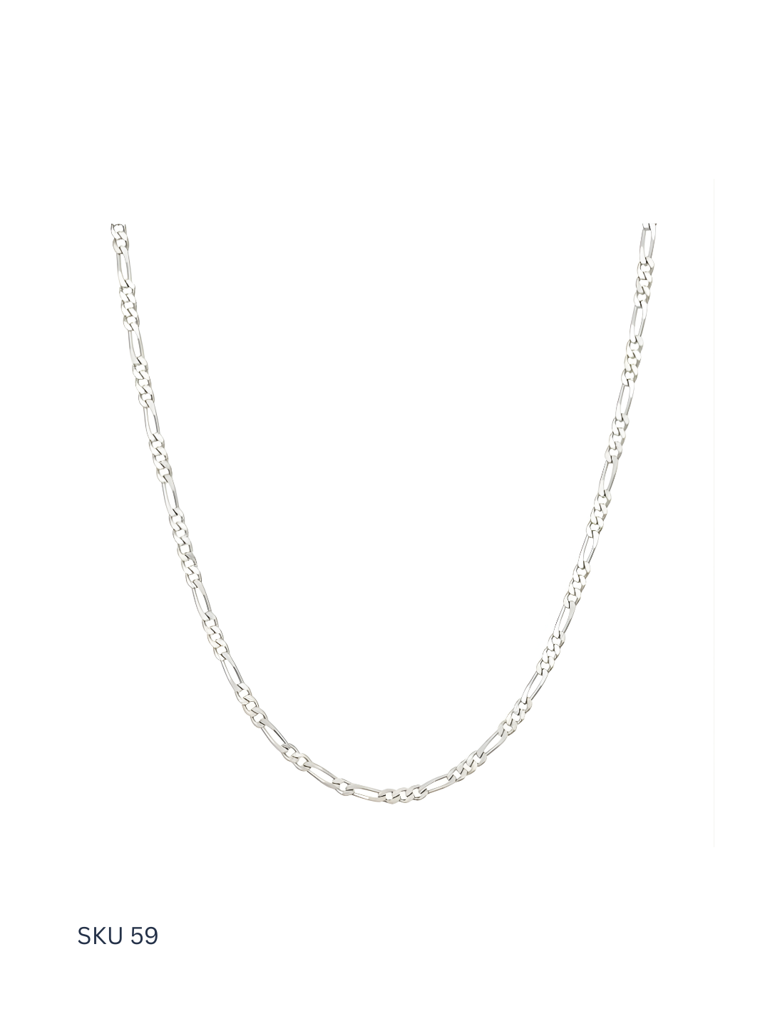 A timeless Carter-style chain crafted from Italian sterling silver 925. Designed for durability and comfort, this economic chain is a reliable everyday essential for men.