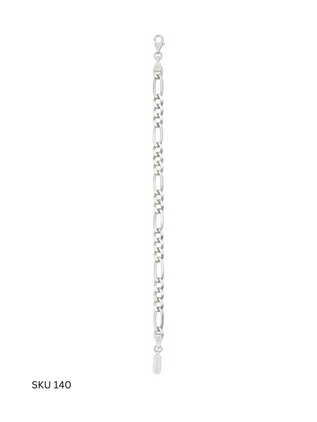 Inspired by classic link aesthetics, this Italian 925 sterling silver bracelet delivers timeless sophistication with a polished contemporary finish.