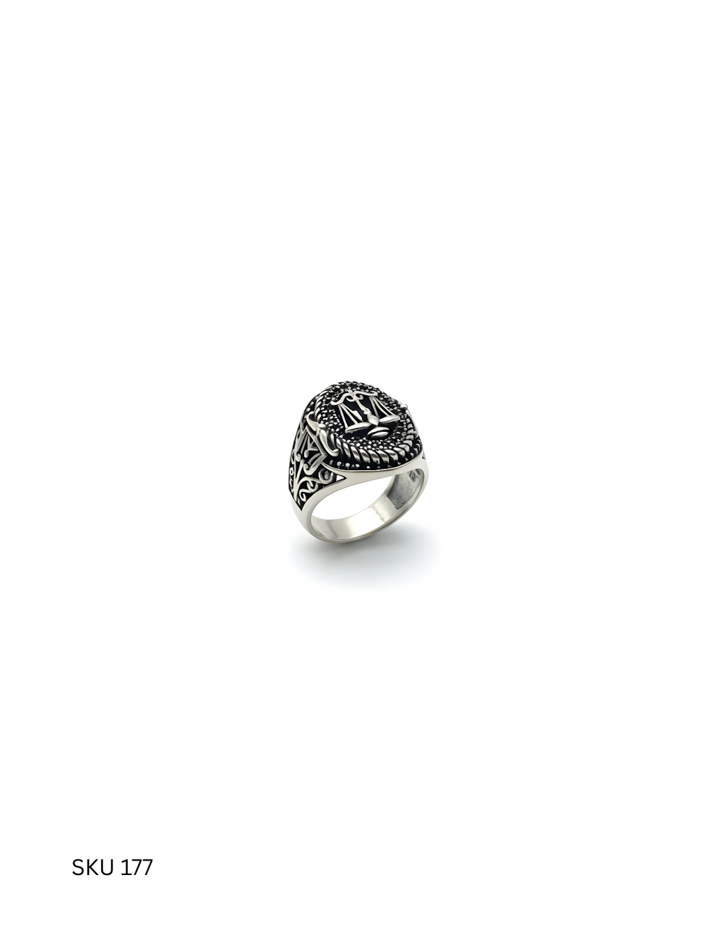 A timeless men’s ring crafted from Turkish 925 sterling silver. Featuring a balanced design and polished finish, it is ideal for everyday wear and understated elegance.