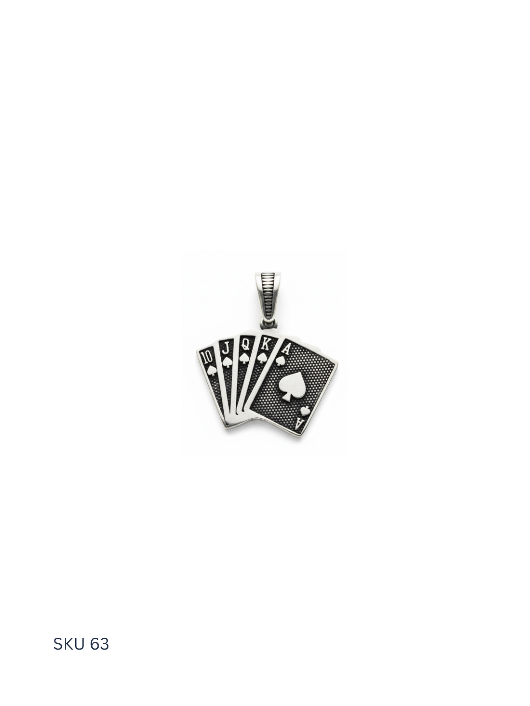 A distinctive Cochina pendant crafted from Turkish sterling silver 925. With its bold shape and clean finish, this new arrival is designed for men who enjoy unique statement jewelry.
