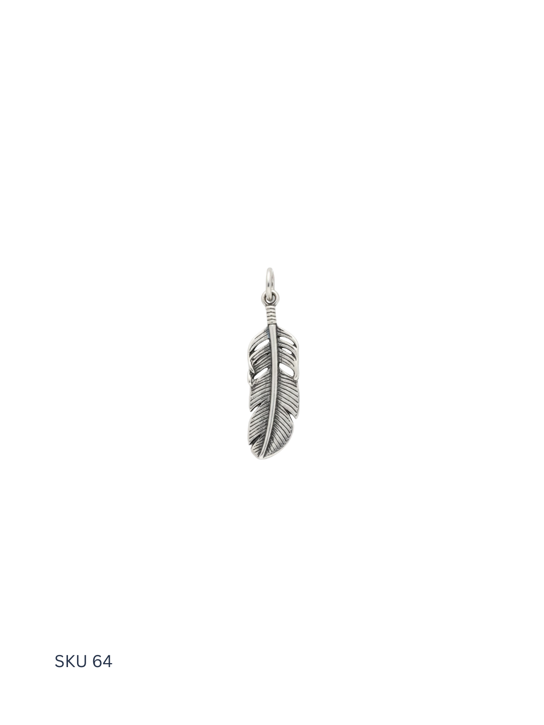 A lightweight feather pendant crafted from Turkish sterling silver 925. Symbolizing freedom and strength, this pendant is an affordable and stylish accessory for everyday wear.