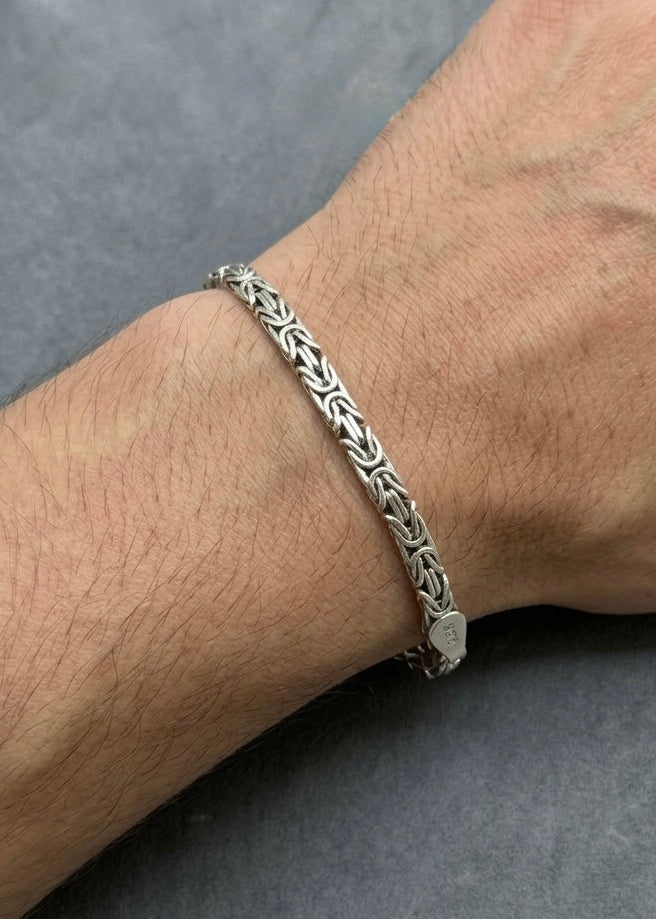 Men’s Sterling Silver Bracelet – Classic