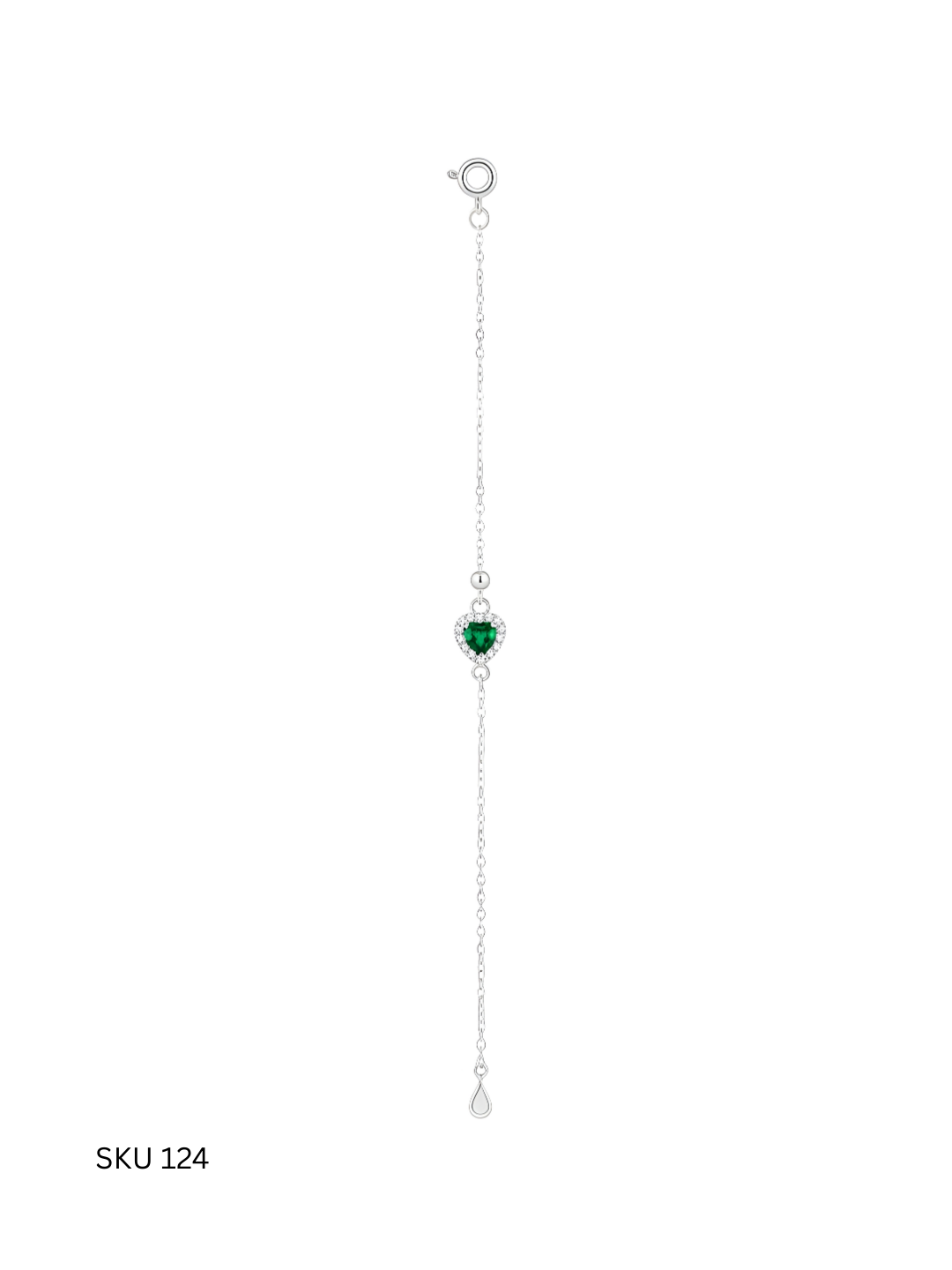 A charm-style bracelet crafted in Italian sterling silver (925) and platinum plated, designed for playful personalization and everyday femininity. A popular choice for gifting.