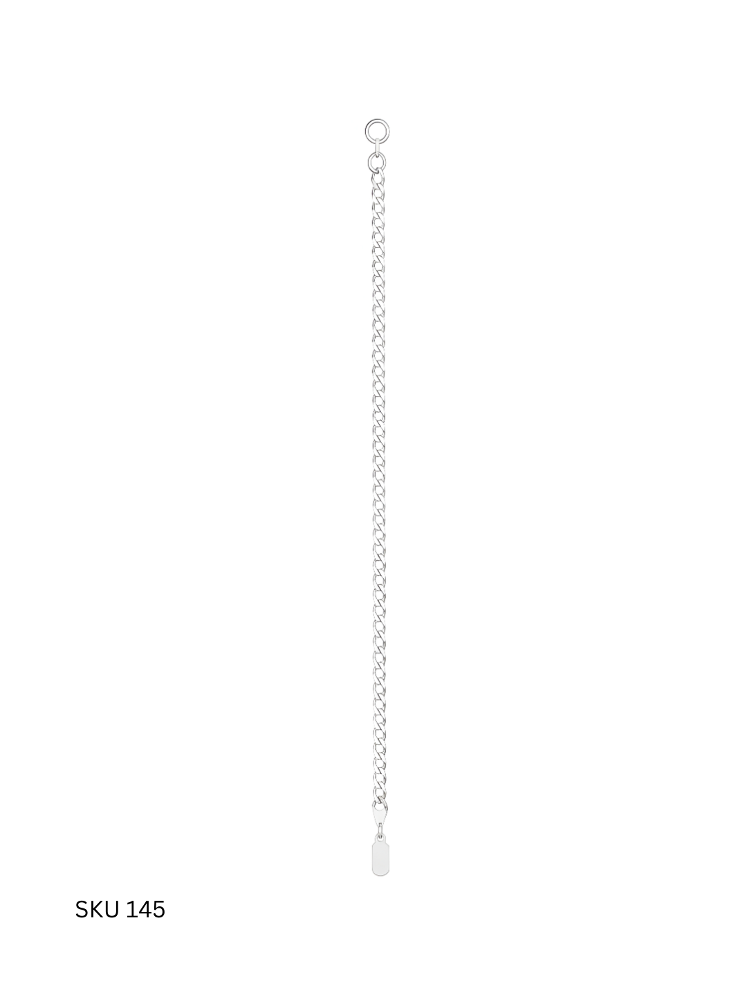 Nail-inspired bracelet crafted with Italian silver plating over 925 sterling silver, combining contemporary design with everyday affordability.