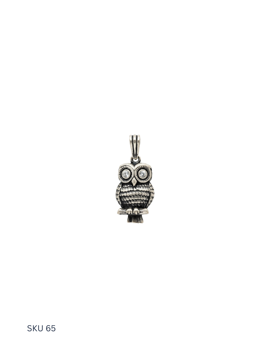 An owl-shaped pendant crafted from Turkish sterling silver 925, symbolizing wisdom and protection. Designed as a meaningful accessory for men who appreciate symbolic jewelry.