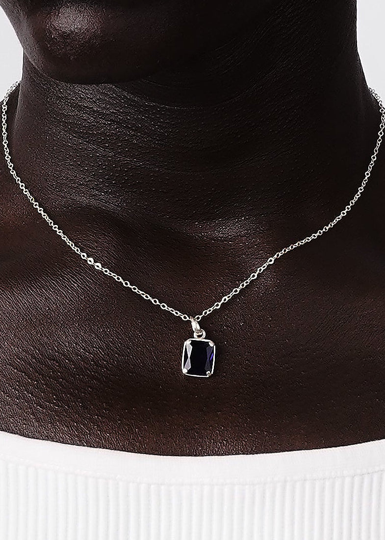 Mens Neckles blue stone