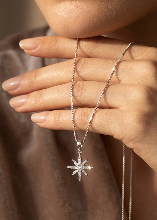 Cross Sterling Silver Necklace