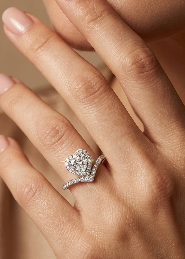 Classic Italian Solitaire Ring – 925 Silver